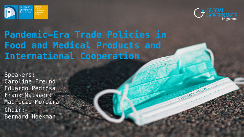 Pandemic-Era Trade Policies in Food and Medical Products and International Cooperation visual