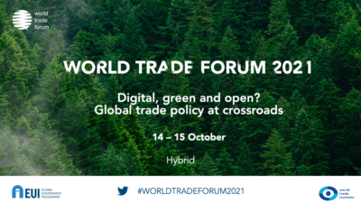 Permalink to:World Trade Forum 2021 | Digital, green and open? Global Trade policy at crossroads